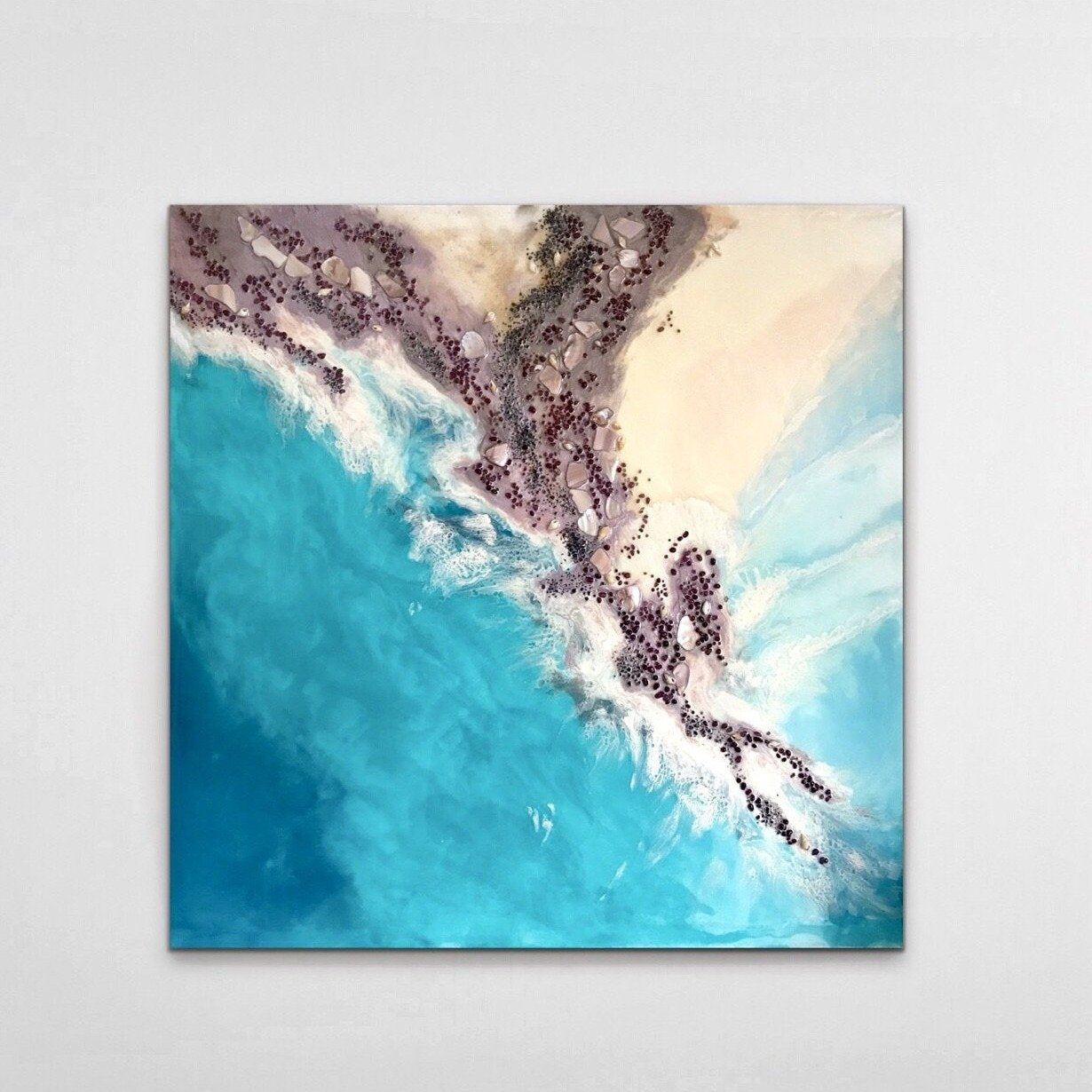 Byron Bay. Australian Coast. Limited edition Print. Square