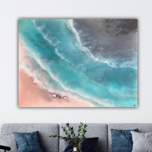 1 Coogee Coastal. Amethyst. Limited Edition Print
