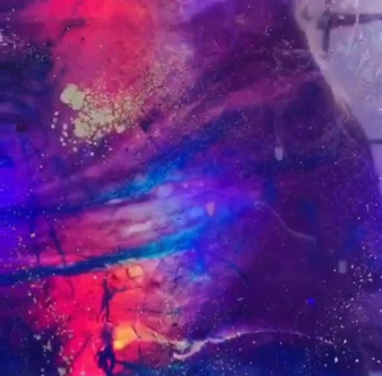 Purple Holographic - Abstract Artwork 4 Holo. Original