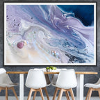 Abstract Sky. Deep Purple. Velvet sky Lavender. Art Print. Antuanelle 1 Sky Artwork. Limited Edition Print