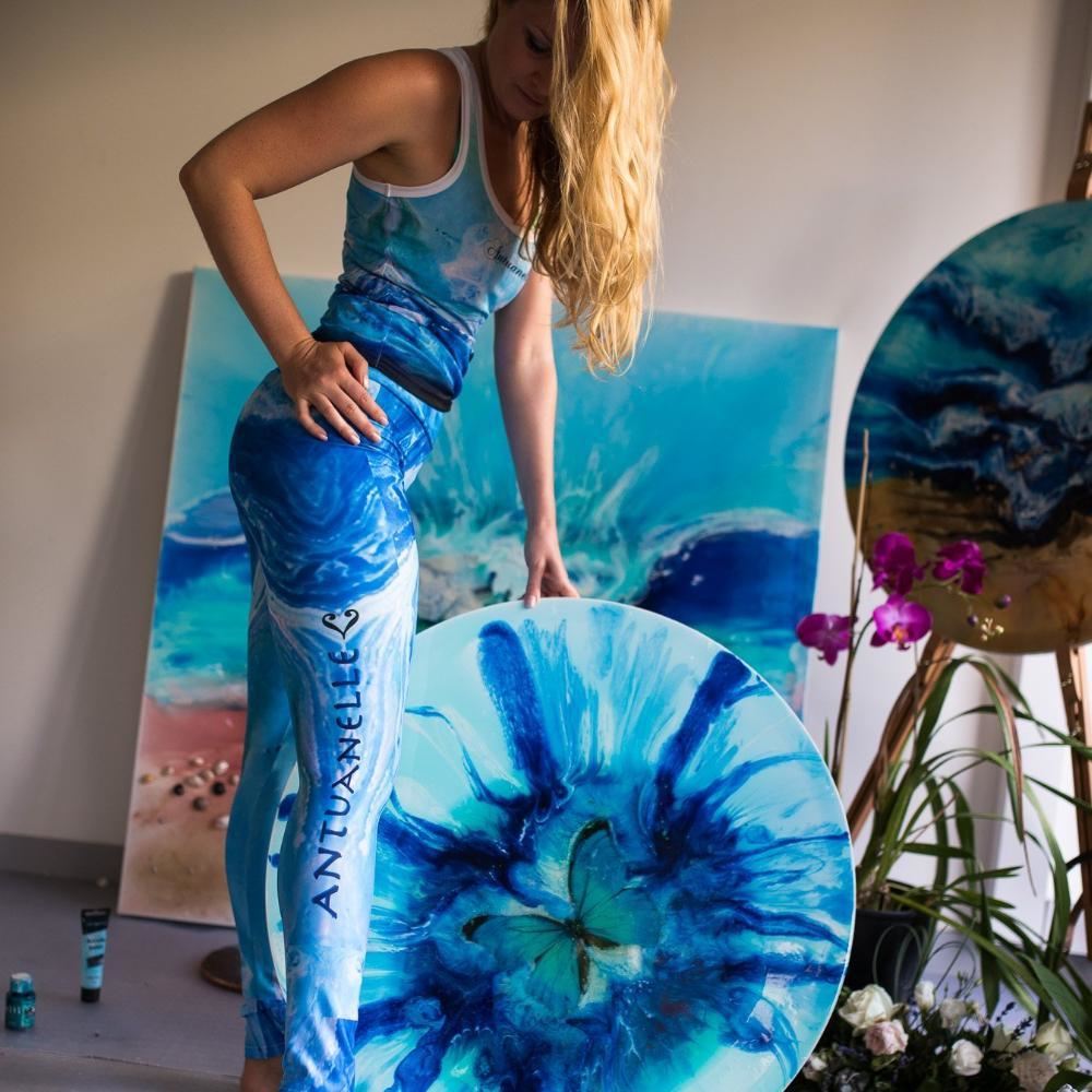 Printed Leggings/ Gym Pants / Yoga | Life Style 1 Art