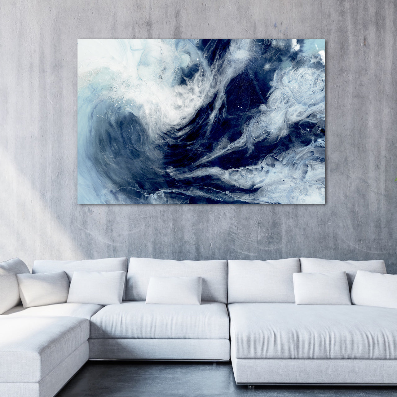 Abstract Sea. Black and White. Boro 5 Tornado. Art Print. Antuanelle Boracay Dreams Limited Edition Print
