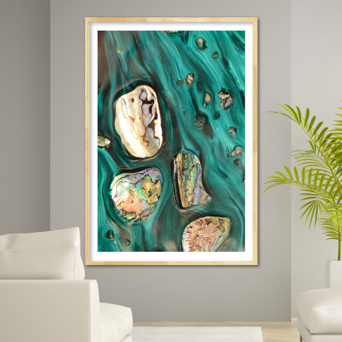 Abstract Art. Rise Above Tide 3 Coastal Shells. Art Print. Antaunelle 4 Shells Artwork. Limited Edition Print