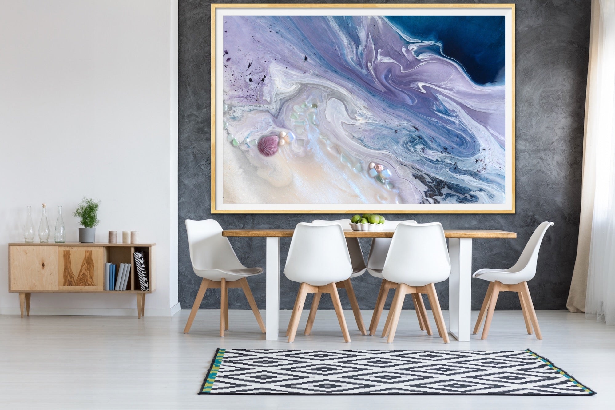 Abstract Sky. Deep Purple. Velvet sky Lavender. Art Print. Antuanelle 3 Sky Artwork. Limited Edition Print