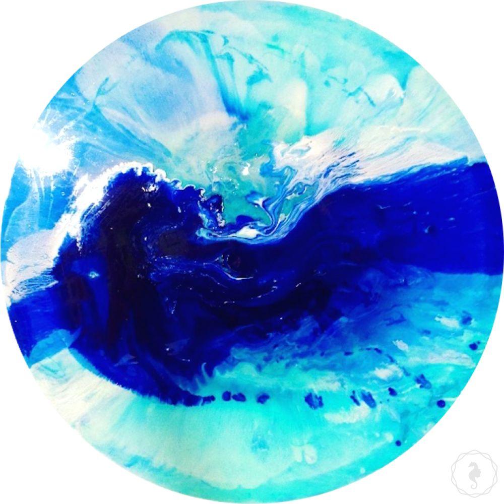 Custom Artwork. Silence. Abstract ocean. Original Antuanelle 2 Ocean. COMMISSION - Artwork