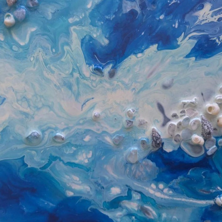 Oceanic Abstract Artwork. Summer breeze. Antuanelle 3 Ocean. Original Artwork