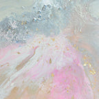 Pink and white. Abstract Artwork. Angelic Dreams. Antuanelle 2 Original Artwork